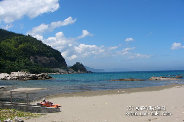 丹後由良海水浴場の写真